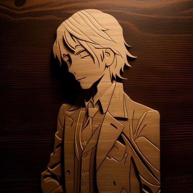 3D model Natsume Soseki from Bungo Stray Dogs (STL)